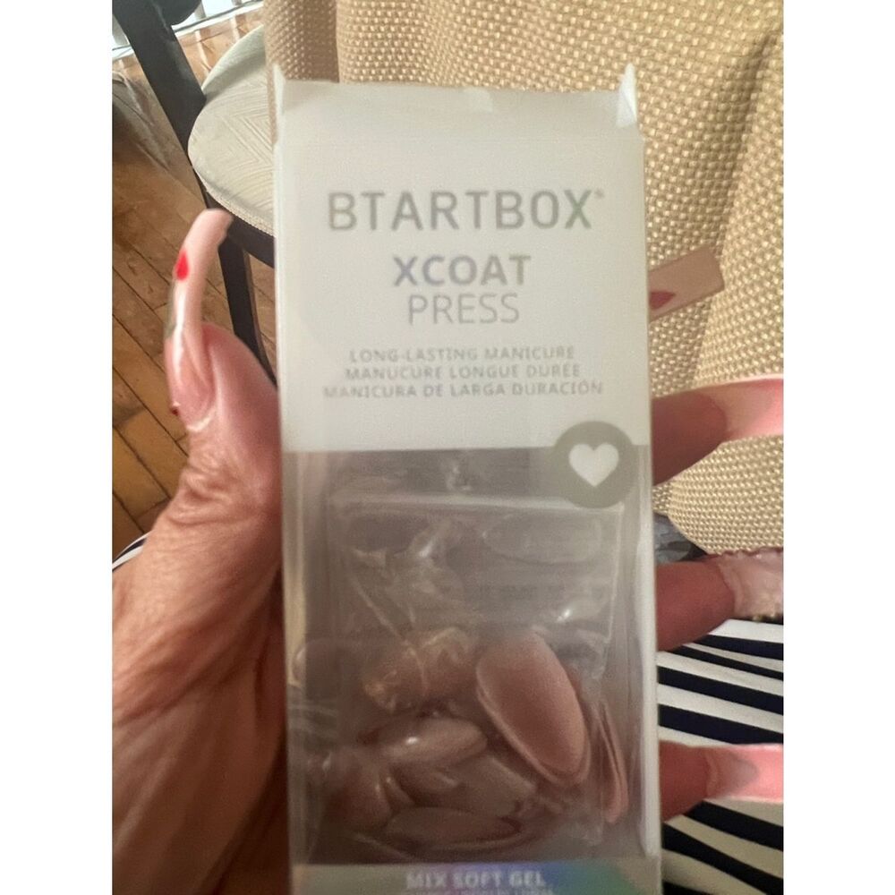 BTARTBOX XCOAT Press Long-Lasting Press-On Nails - Soft Pink